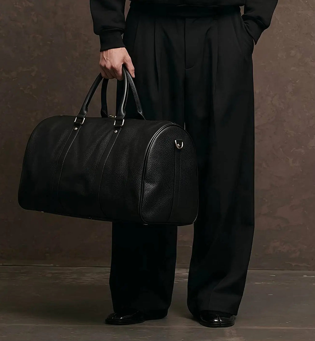 Classic Leather Duffle Bag