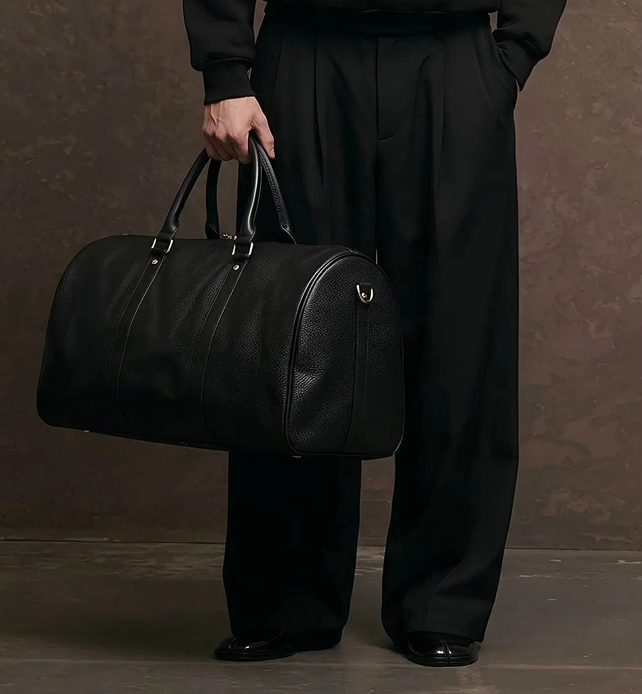 Classic Leather Duffle Bag