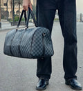 Checkered Leather Bag