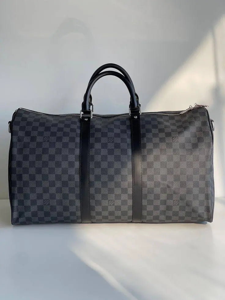 Checkered Leather Bag