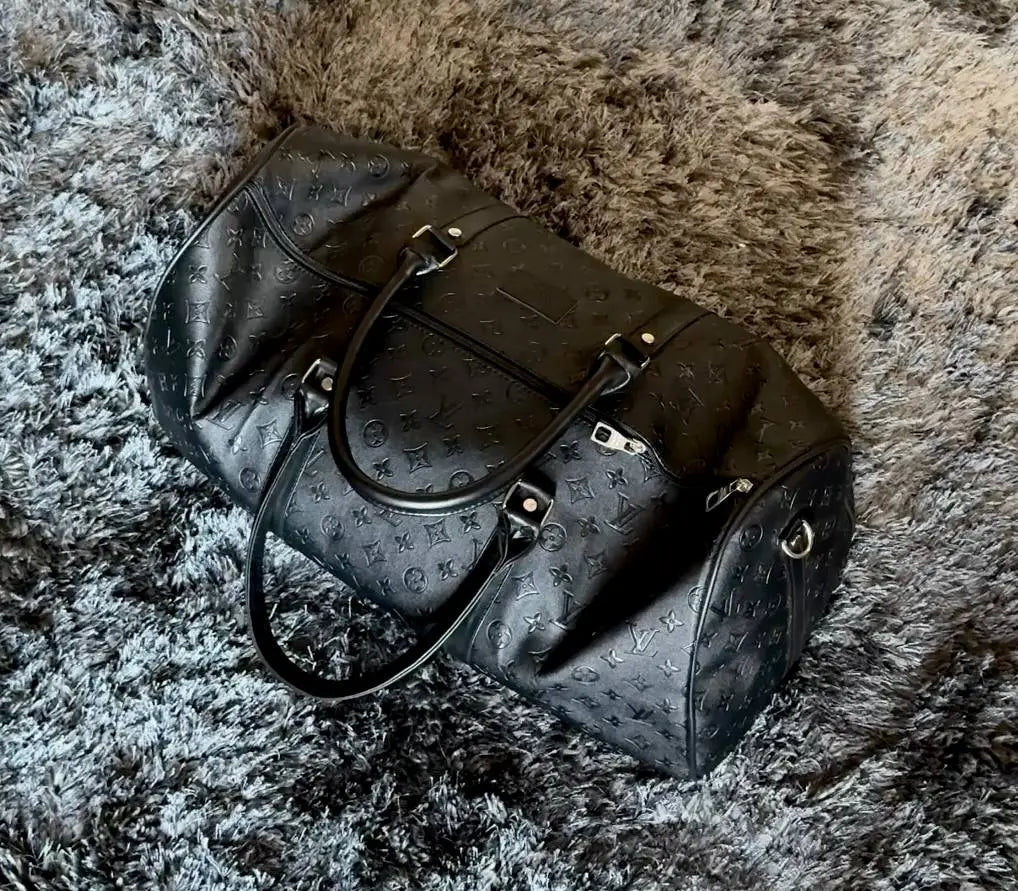 LV Leather Duffle Bag