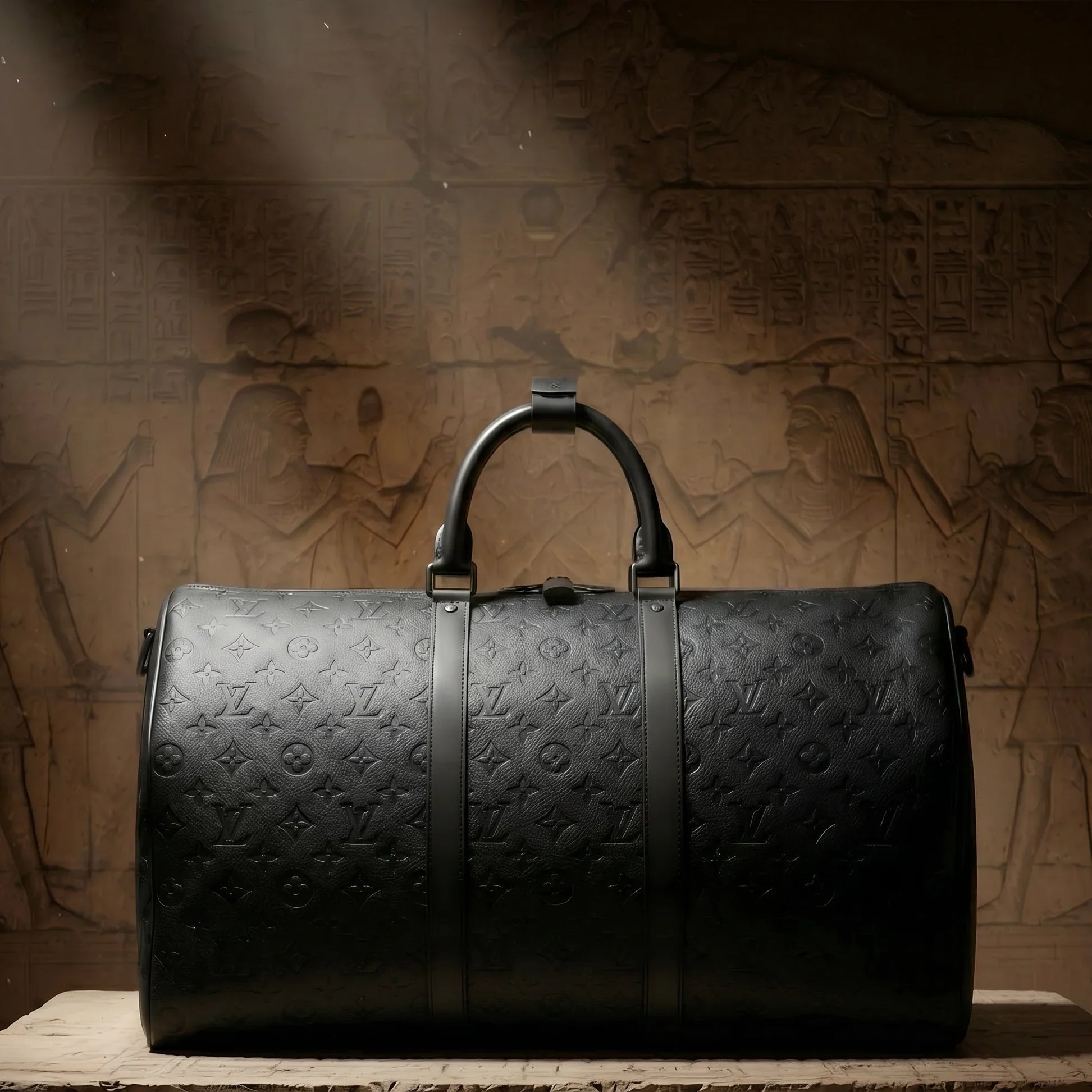 LV Leather Duffle Bag - REVEN